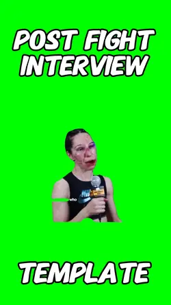 Post fight interview