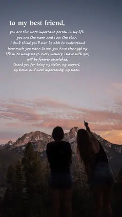 to my best friend 💌