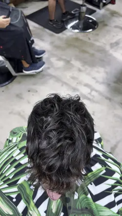 Barber haircut 