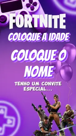 Convite fortnite