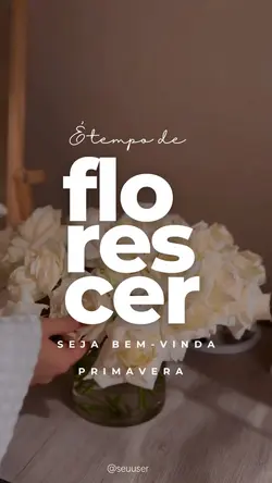 Bem vinda primavera