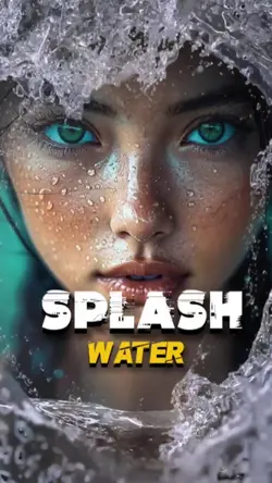 Tiktok water splash 