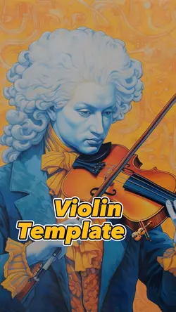 Violin  Template 🎻 