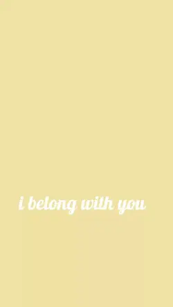 i belong with you 