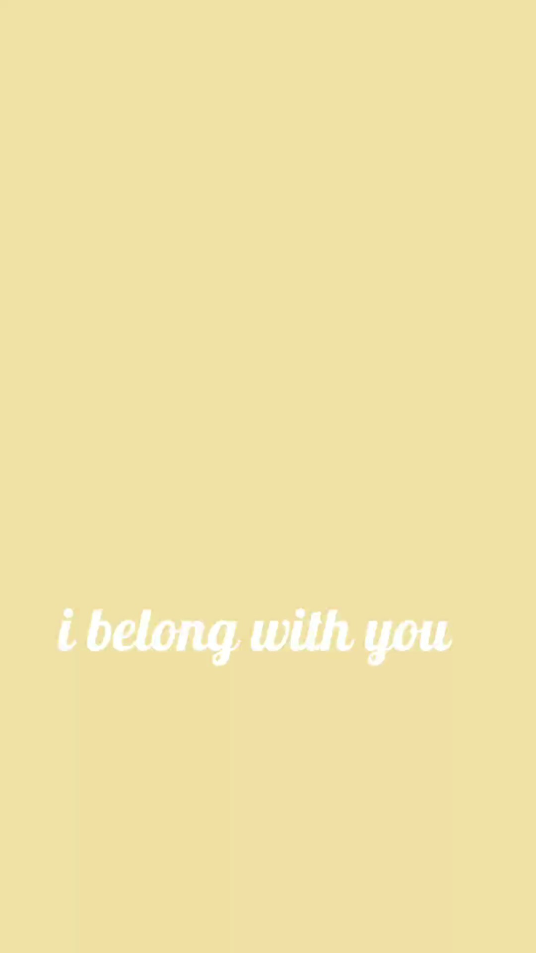 i belong with you 