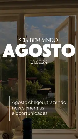 Bem Vindo Agosto