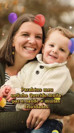parabéns meu neto