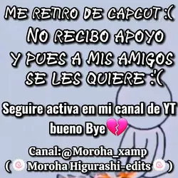 Me retiro...