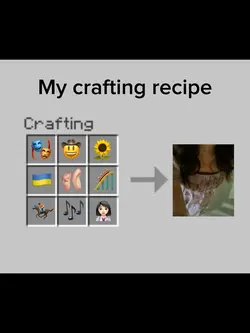 My crafting recipe