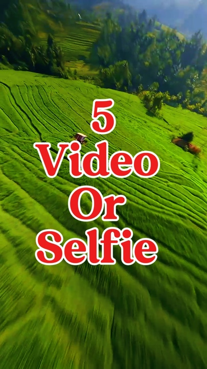 5 video or selfie 