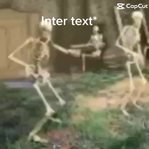 Skeleton dance meme