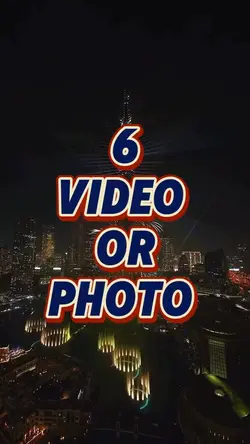 6 video or photo