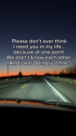 Don’t need you