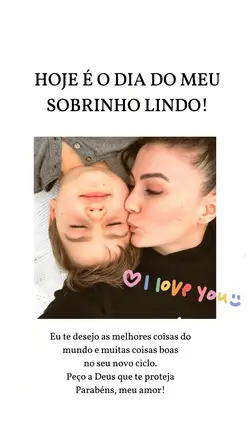 PARABENS AMOR Da TIA