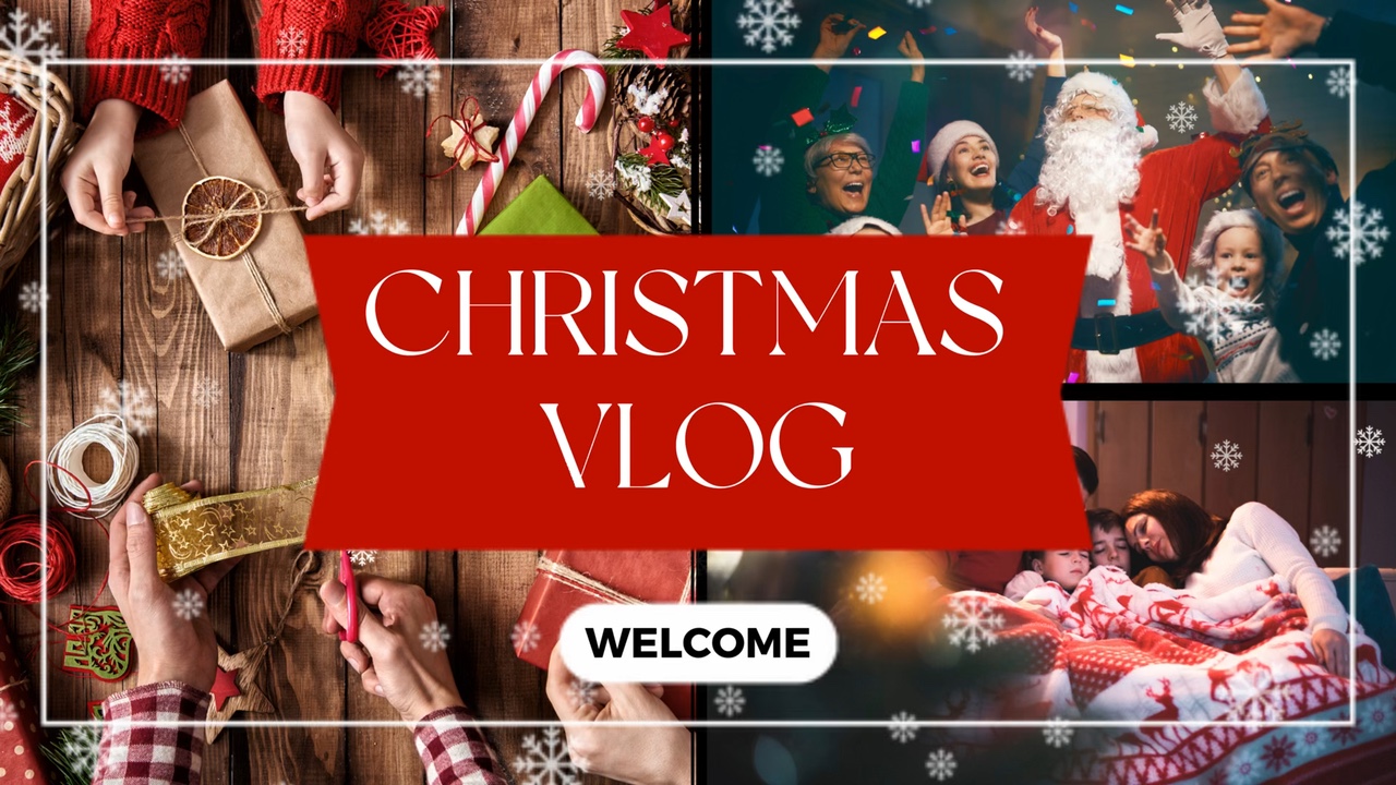 Intro du vlog de Noël 🎥🎄🎅