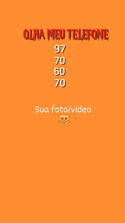 meu telefone é 9770