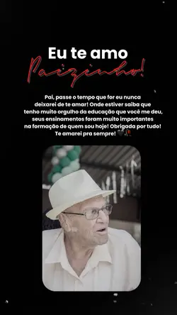Pai falecido 🖤