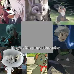 grey character