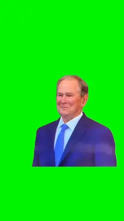 George W Bush smile