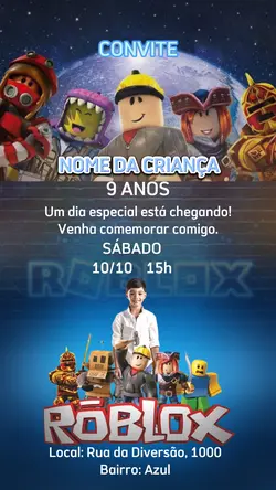 Convite Roblox