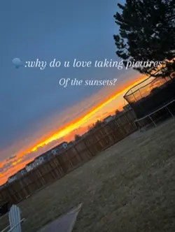 Why I like sunsets 🌅