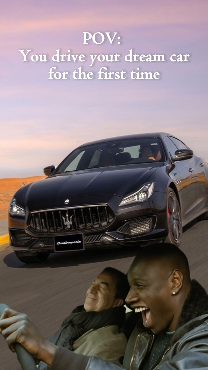 Meme do carro dos sonhos