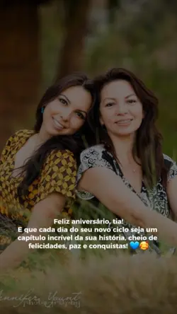 parabéns tia