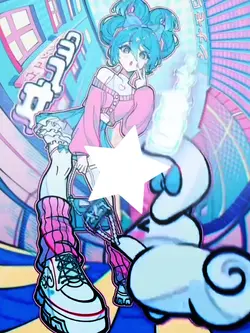 Miku and Cinnamoroll