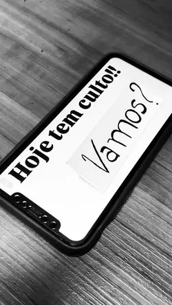 Hoje tem culto