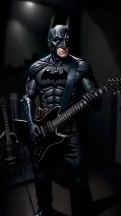 Batman na guitarra