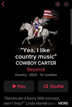 Cowboy Carter is not