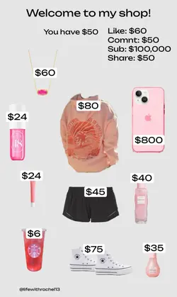 My shop!! 🎀 • 🛍️ • ☀️