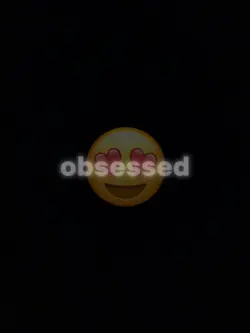 me? obsessed w/ u?