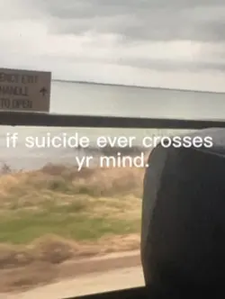 Please tell someone