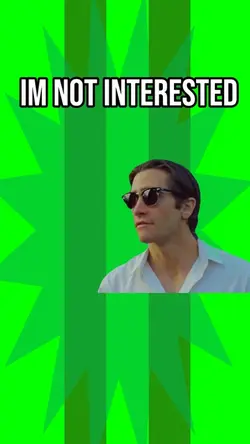 Im not interested 