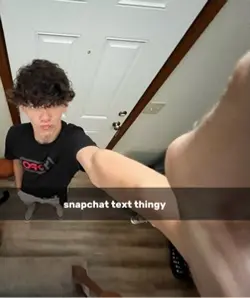 snapchat text thingy