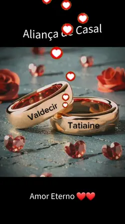 Aliança Com Seu Nome