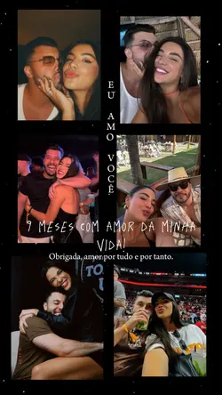 9 meses de namoro 
