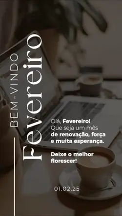 Bem-vindo fevereiro 