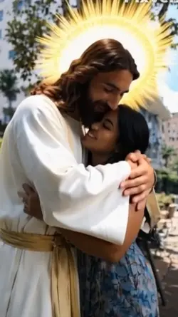 abraçando jesus 