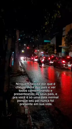 Dia dos pais/triste