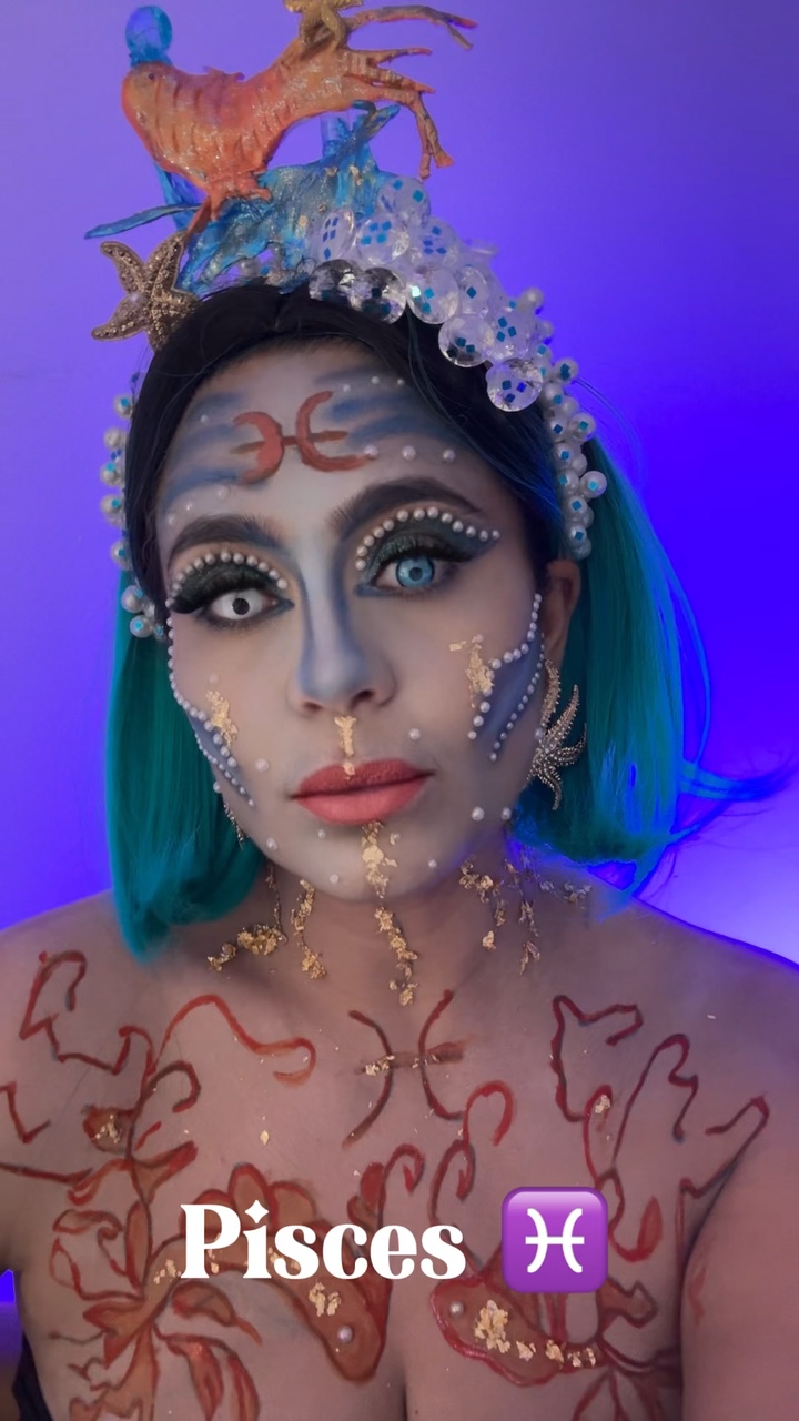 Maquillaje de ♓️ Piscis 