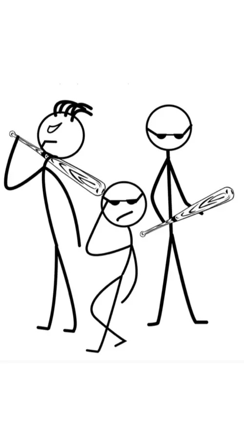 Three friends 
