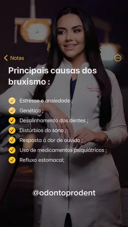 Causas do bruxismo 