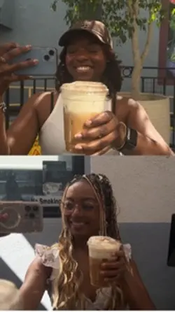 Split screen Cheers 
