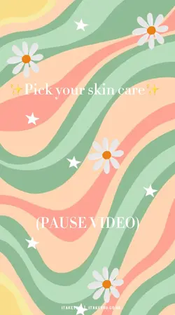 Pause your skincare❤️