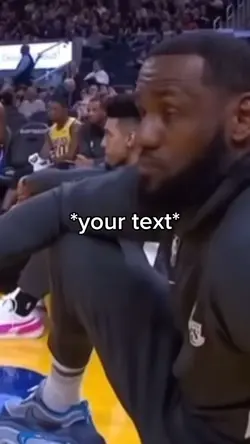 LeBron James looking