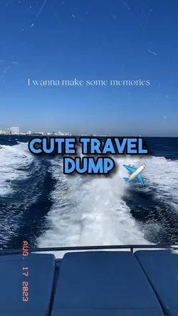Travel dump✈️