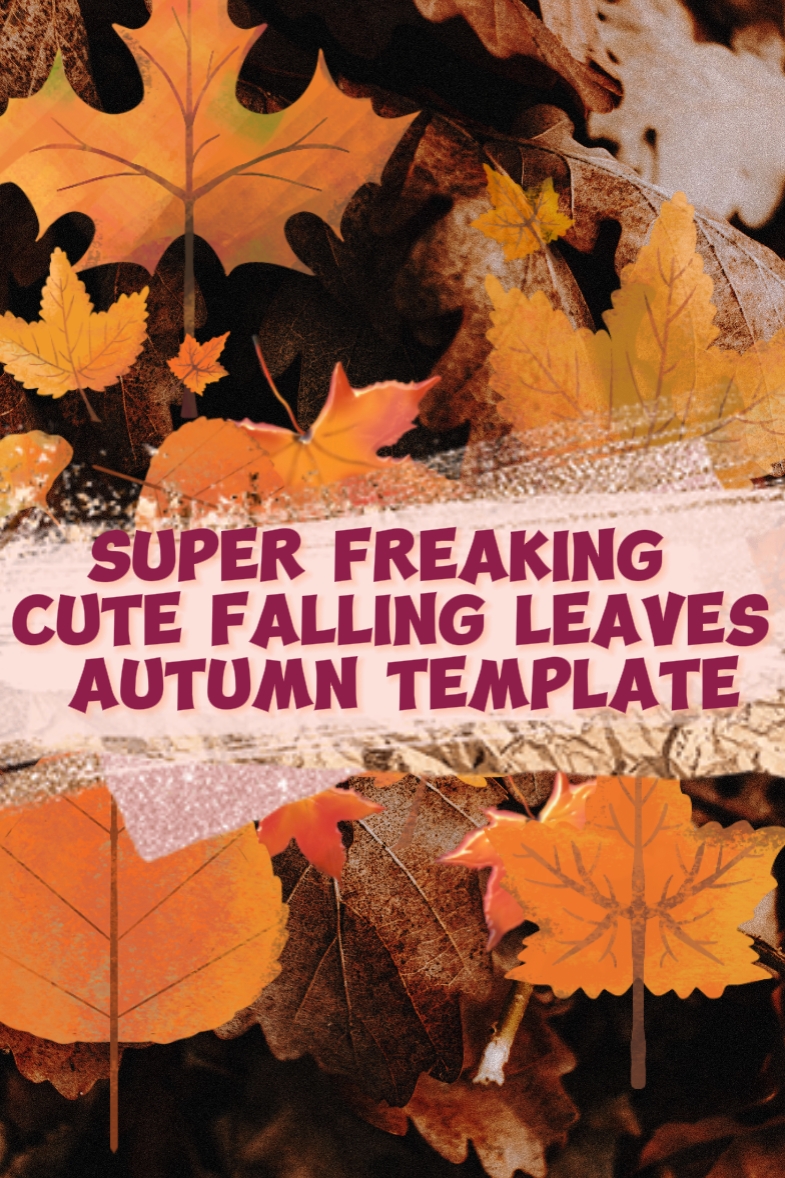 Modèle d'automne mignon!