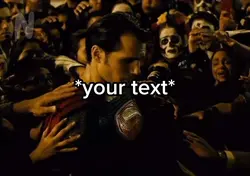 Crwd around Superman